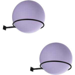 Large Stability Ball Storage Rack Exercise Dall Wall Holder Yoga Studio Gym Exercise Ball and Equipment Organizer（2 pcs）