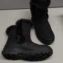 Lands' End Expedition Waterproof Insulated Womens Snow Boots, Lace Up or Slip On Winter Boots for Women, Medium or Wide Width Size 7, Black, Brown, Blue, White or Grey Winter Shoes