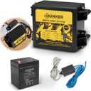 BUNKER INDUST Trailer Brake Breakaway Kit with Charger, LED Display, Switch, 12V 5Ah Battery for Trailer Caravan