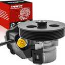20-69989 Power Steering Pump with Pulley Compatible with 2006-2011 for Chevy Impala, 2006-2007 for Chevy Monte Carlo Power Assist Pump Replace # 88964571