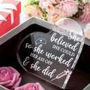 Yulejo Nurse Gifts for RN Christmas Women Gifts Nurses Week Decor Appreciation Gift Crystal Table Centerpieces Keepsakes Paperweight for Doctor School Decor(4.7 x 4.7 x 0.5 Inch)