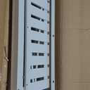 Over The Toilet Storage Bathroom Shelves Wall Mounted 3 Tier Space Saver Corner Shelf Organizer Bamboo Towel Rack Toilet Paper Cabinet with Hanging Rod White (Standard)