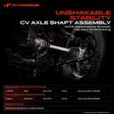 A-Premium CV Axle Shaft Assembly Compatible with Nissan Pathfinder 2013-2019 4WD & Infiniti QX60 2014-2019 AWD, 3.5L, Front Right Passenger Side, Replace# 391003JA3B