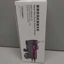 Hair Dryer Holder,No Drilling Required Hair Dryer Holder  Organizer Stand For 5 Attachments with Automatic Hand Drying and Magnetic Nozzle StorageFor Dyson Blow Dryer Accessory Organizer (violet)