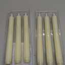 Homemory 6 Pcs Flameless Taper Candles with Remote Timer and Dimmer, LED Candle Sticks with Flickering Light, Ivory Battery Operated Window Candles, 9.6 Inches for Wedding Home Indoor Decoration