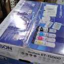 Epson EcoTank ET-15000 Wireless All-in-One Wide-Format Supertank Printer
Cartridge-free print, scan, copy, fax; up to 17 ppm, 13 x 19 in., Ethernet; ideal for home and small offices