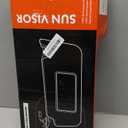 A-Premium Driver Left Side Sun Visor Compatible with Honda Accord 2008 2009 2010 2011 2012 2013 2014 2015 2016 2017 - with Vanity Mirror, with Vanity Light - Replaces 83280-TA0-A91ZB, 83280TA0A91ZB