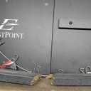 EastPoint Sports Tournament Bristle Dartboard and Easy Hang Cabinet with Electronic Scoreboard and 6 Steel Tip Darts