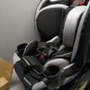 Evenflo Revolve360 Slim 2-in-1 Rotational Car Seat with Quick Clean Cover (Salem Black)