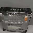 Heated Blanket Electric Blanket Throw - Fast Heating Blanket Throw Double Sided Sherpa Ultra Soft Cozy with 10 Heating Levels & 2-10 Hours Auto Off, Mashine Washable, 50 x 60 Inches, Grey