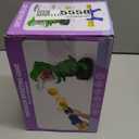 XINNOVEL Movable Dinosaur Shooting for Toys Kids 4-6, Electronic Kids Target Games w/Air Pump Launcher, LCD Score Record, Sound, 24 Foam Balls, Birthday Gifts for 3 4 5 6 7 8 9 Year Old Boys Girls