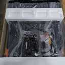 Acezoe Foldable Treadmill with 10% / 15% Incline, 3.0 HP Walking Pad with Handle Bar, 300 lb Capacity Treadmills for Home/Office, Under Desk Treadmill with App & Speaker, 0.6-10 MPH (Black Orange)