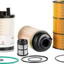 Filter Service Kit Compatible With Detroit DD13 DD15 DD16 Oil FWS Fuel Filter Kit Replaces P551005 FS20083 PF9908