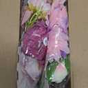 Suncalla 6 Pcs 35.46 ft Flower Garlands Backdrop Spring Artificial Wildflower Vines Floral Decorations for Party Fake Flower Vines Faux Silk Wildflower for Easter Wedding Garden Wall Arch(Purple)