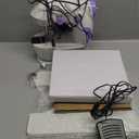 Magicfly Mini Sewing Machine with Extension Table, Dual Speed Portable Sewing Machine for Beginners with Light, Sewing Kit for Household Use, White