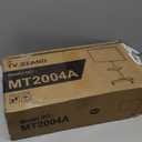 Rolling TV Stand with Shelf for 23-65 inch TVs up to 88lbs, Portable Mobile TV Cart with Silent Wheel, Tilt & Height Adjustable Universal Corner TV Stand for Bedroom, Living Room, Office (Black)