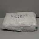 Premium Kitchen Towels (20x 28, 6 Pack) | Large Cotton Dish Towels | Flat & Terry Highly Absorbent Kitchen Linen Set with Hanging Loop | Tan