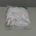 NELEUS Men's Athletic 3 Pack Compression Tank Top Dry Fit Undershirts, White, L, EUR XL