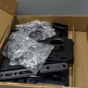 Amazon Basics Full Motion Articulating TV Wall Mount, with Swivel and Tilt, for 26" to 55" TVs and Flat Panels up to 80 Lbs, VESA Compatible, Black