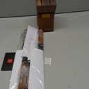 FAMCüTE Japanese Knife Block Set, Hand Forged 5-Layer 9CR18MOV Clad Steel Ultra Sharp Kitchen Knives with Wooden Storage & Rosewood Handle, Includes Chef, Santoku, Nakiri, Fruit Knife for Home Mom/Dad