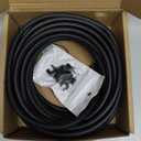 Cat 8 Ethernet Cable, 25ft Heavy Duty High Speed Internet Network Cable, Professional LAN Cable, 26AWG, 2000Mhz 40Gbps with Gold Plated RJ45 Connector, Shielded in Wall, Indoor&Outdoor