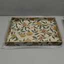 Spsyrine Lemon Serving Tray with Handles, Plastic Decorative Tray for Coffee Table, Living Room, Home Decor