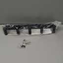 VAEHOLD Black Hat and Coat Wall Mount Rack 5 Hooks for Robes, Bags, Keys, and Towels Bathroom Towel Hanger Organizer (1 Pack)