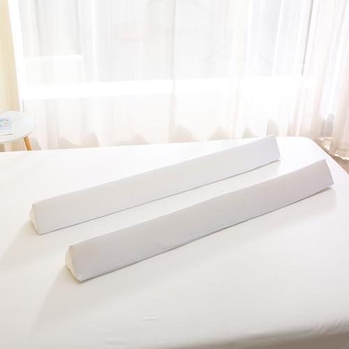 fond + found 2 Pack Bed Rail Bumpers Foam Safety Bed Rail for Kids Toddlers, Non-Slip Bed Bumper Washable Cover for Twin, Queen, King Beds