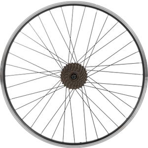 Hiland 26" 27.5" 29" x 1.75" Alloy Bike Rim for 1.75 to 2.215 Inch Tire, Front & Back MTB Wheelset for Dis Brake with 7 Speed Freewheel, Bolt On Axle, Bicycle Accessories for Adult Bikes