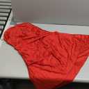 XXTAXN Women's Sexy Elegant Sleeveless Strapless A Line Ruched Cocktail Graduation Satin Mini Dress (Red) L