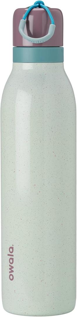 Owala Freesip Twist Insulated Stainless Steel Water Bottle With Straw For Sports And Travel, BPA-Free, 24-Oz, Confetti