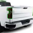 BOGAR TECH DESIGNS Full Rear Taillight Reflector Sidemarker Tint Kit Compatible with Chevy Silverado 2019-2025, Dark Smoke