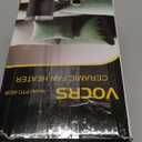 Small Portable Space Heater for Indoor Use - VOCRS 1500W PTC Electric Heater with Thermostat, Remote Control, 12H Timer, Eco and Fan Mode, Rapid and Safe Heating for Bedroom, Office