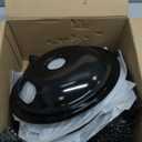 Electric Stove Burner Drip Pans,Stove Burner Covers W10290353(6") W10290350(8")+Electric Stove Burner Replacement MP15YA(6") MP21YA(8") Compatible for Whirl-Pool Ken-More May-Tag Ama by MIFLUS (Black)