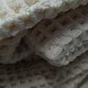 H.VERSAILTEX Waffle Bath Mat Super Absorbent Bathroom Mats Non Slip Bath Rugs for Bathroom Floor Machine Washable Ultra Soft Bathroom Rugs for Beside Tub, (32 x 20 Plus 24 x 60 - Inches, Dove)