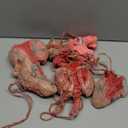 Scary Halloween Party Decorations, Realistic Haunted House Decor, Zombie Vampire Crime Scene Bloody Decorations, Creepy Carnival Props Bloody Props, 6Pcs Fake Dead Body Parts Fingers