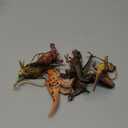 Jenaai 12 Pieces Christmas Dinosaur Ornaments 3D Dinosaur Hanging Ornament Christmas Tree Decor with Scarf Pendant for Birthday Party Favors(Stylish Style)