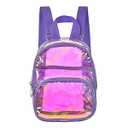 USPECLARE Clear Mini Backpack Stadium Approved for Little Boys & Girls, Transparent Backpack for Concert, Festival, Sport Events