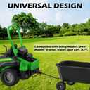 Upgraded Zero Turn Lawn Mower Hitch with 2" Receiver, 6mm Thicker Heavy Duty Steel Bolt On Trailer Hitch Receivers, Compatible with Many Models Lawn Mower, Tractor, Trailer, Golf Cart, ATV Etc.