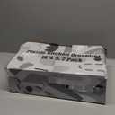 Youngever 2 Pack Stackable Plastic Storage Organizer Container Bin, Stackable Storage Bins with Handler for Refrigerator, Pantry (16" x 4" x 5")