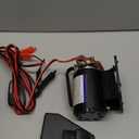 Acquaer Water Transfer Pump DC 12V 1/10HP Portable Electric Water Removal Utility Pump with Switch and Suction Hose Kit, Low Suction Water Removal for RV, Water Beds, Pools, Rain Barrel, Aquariums