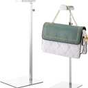 2 Pack Handbag Rack Stainless Steel with Adjustable Height, Purse Display Stand