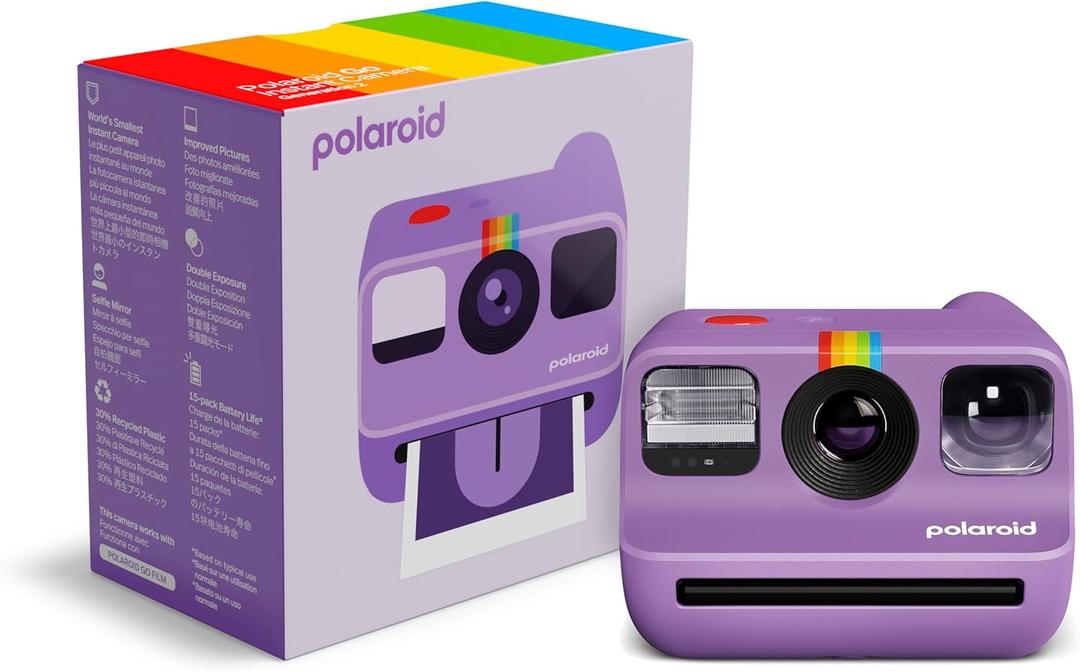 Polaroid Go Generation 2  Mini Instant Film Camera  Purple (9183)  Only Compatible with Go Film