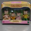 Calico Critters Sandy Cat Family, Set of 4 Collectible Doll Figures