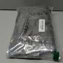 BEAUDRM Men's Graphic Baggy Denim Shorts Ripped Zipper Jean Bermuda Shorts with Pockets, Dark Grey, Medium