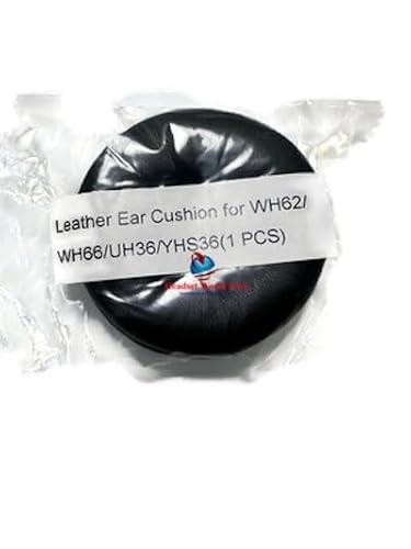 Replacement Leatherette Ear Cushion for Yealink WH62/WH66/UH36/YHS36 Models - Headset World USA™