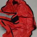 Waterproof Dog Raincoat - Reflective Adjustable Pet Rain Coats Jacket, Lightweight Dog Hooded Poncho Raincoats for Small Dogs (Red, Medium)