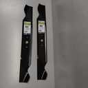 MaxPower 561544B 2-Blade Set for 46 Inch Cut MTD/Cub Cadet/Troy-Bilt Replaces 942-04244, 942-04290, 942-04244A, 742-04290, 742-04244, Black
