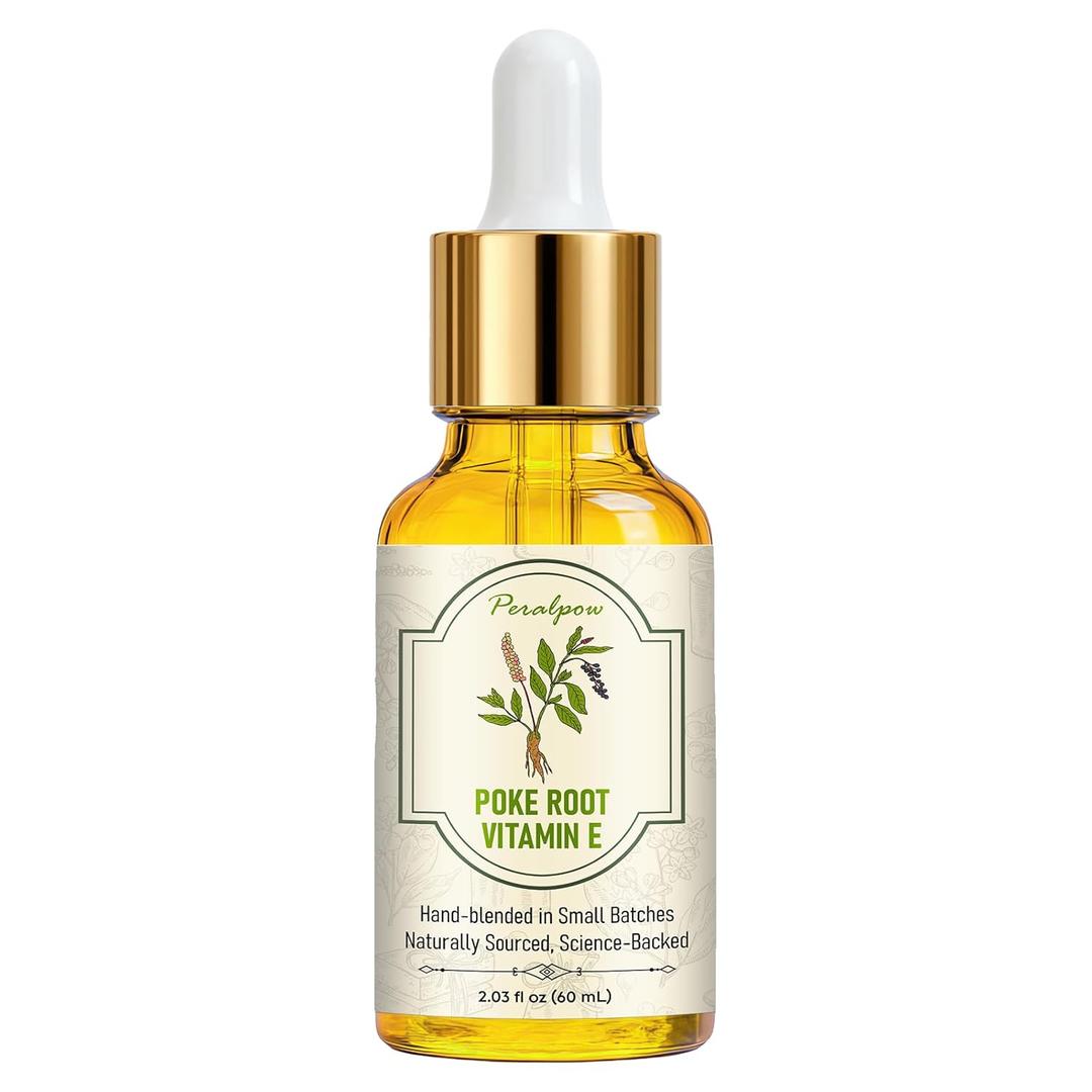 Organic Poke Root & Castor Oil Blend | Natural Relief for Cysts, Boils & Swollen Lymph Nodes | Supports Breast Tissue, Joint Comfort & Healthy Lymphatic Drainage | 2.03 fl oz