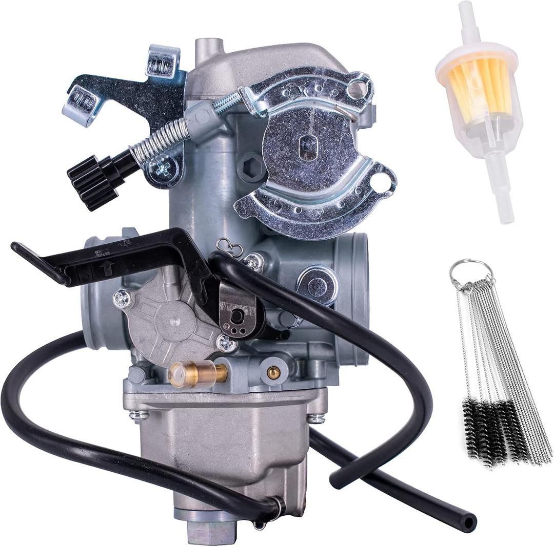Carburetor with Carbon Dirt Jet Cleaner Tool kit Compatible with 2003-2005 Honda CRF 230F CRF230F CRF 230 F Replace Part Number 16100-KPS-902 Replace Carbs